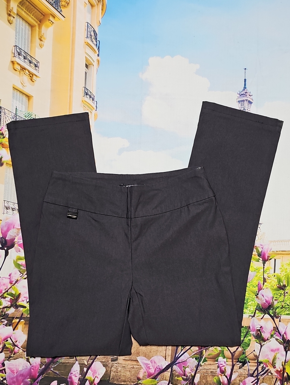 LISETTE Gray Stretch Pants Size 2